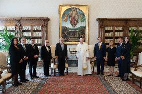 Pope Francis Meets President of the Republic of Chile - Vatican
