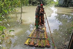 Tangail Sadar Upazila Flooded By River Overflow - Bangladesh