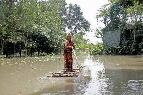 Tangail Sadar Upazila Flooded By River Overflow - Bangladesh