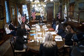 Vice President Kamala Harris Meeting on Reproductive Rights