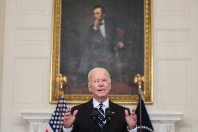 President Biden delivers remarks on his robust plan to stop the spread of the Delta variant and boost COVID-19 vaccinations