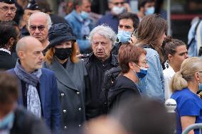 Jean-Paul Belmondo Funeral - Paris