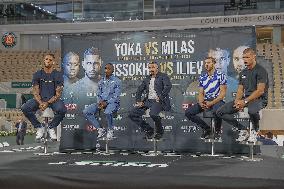 Official Weigh-In Event Press Conference - Tony Yoka And Petar Milas