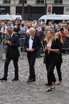 Jean-Paul Belmondo Funeral - Paris