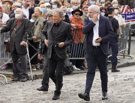 Jean-Paul Belmondo Funeral - Paris