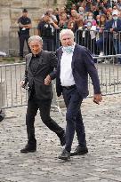 Jean-Paul Belmondo Funeral - Paris