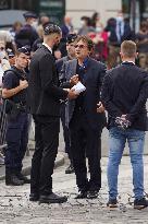 Jean-Paul Belmondo Funeral Arrivals - Paris