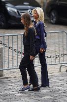 Jean-Paul Belmondo Funeral Arrivals - Paris