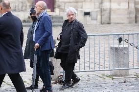 Jean-Paul Belmondo Funeral - Paris