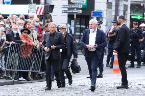 Jean-Paul Belmondo Funeral - Paris