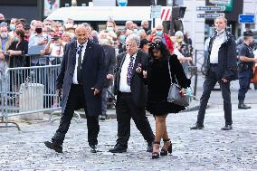 Jean-Paul Belmondo Funeral - Paris