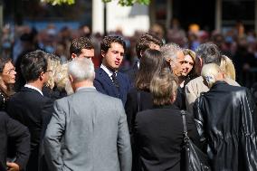 Jean-Paul Belmondo Funeral - Paris - Exit