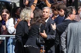 Jean-Paul Belmondo Funeral - Paris - Exit