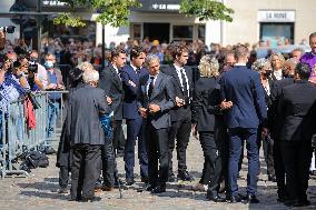 Jean-Paul Belmondo Funeral - Paris - Exit