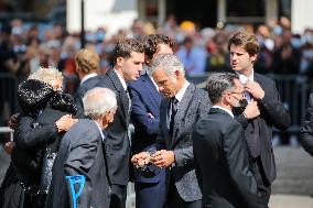 Jean-Paul Belmondo Funeral - Paris - Exit