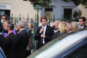 Jean-Paul Belmondo Funeral - Paris - Exit