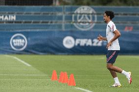 PSG Training Session - Saint Germain en Laye