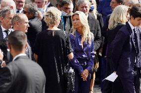 Jean-Paul Belmondo Funeral - Paris