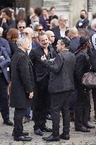 Jean-Paul Belmondo Funeral - Paris