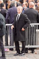 Jean-Paul Belmondo Funeral - Paris