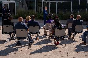 President Biden and First Lady Jill Biden Visit School