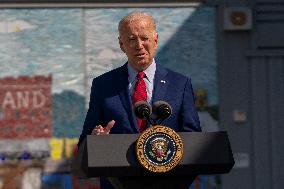 President Biden and First Lady Jill Biden Visit School