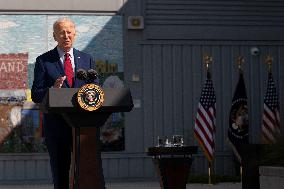 President Biden and First Lady Jill Biden Visit School