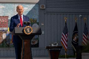 President Biden and First Lady Jill Biden Visit School