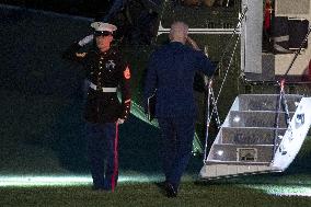 President Joe Biden Boards Marine One to Travel to New York