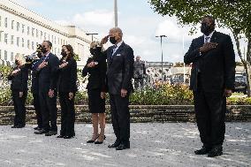 Joe Biden at Pentagon 9/11 ceremony - Washington