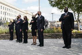 Joe Biden at Pentagon 9/11 ceremony - Washington