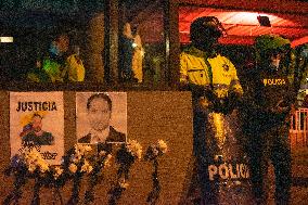 Protest One Year After Murder By Police Of Javier Ordonez - Bogota