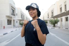 Afghan Boxer Seema Rezai Refugee - Qatar