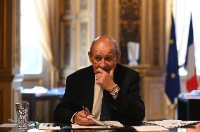 Jean-Yves Le Drian Portrait - Paris