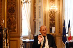 Jean-Yves Le Drian Portrait - Paris