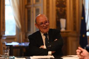 Jean-Yves Le Drian Portrait - Paris