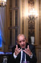 Jean-Yves Le Drian Portrait - Paris
