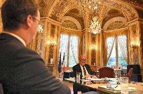 Jean-Yves Le Drian Portrait - Paris