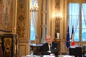 Jean-Yves Le Drian Portrait - Paris