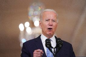President Biden Defends Afghan Exit - Washington
