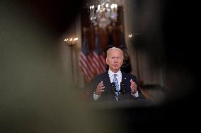 President Biden Defends Afghan Exit - Washington