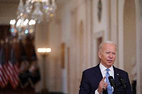 President Biden Defends Afghan Exit - Washington