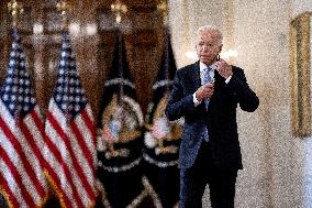 President Biden Delivers Remarks On Ending War In Afghanistan