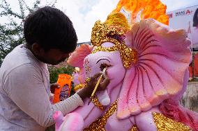 Preparations Of The Ganesh Chaturthi Festival - Rajasthan