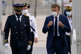 President Macron Heads To The Calanques National Park - Marseille