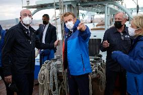 President Macron Heads To The Calanques National Park - Marseille