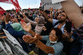 Protest Against Compulsory Vaccination - Istanbul