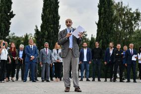 Protest Against Compulsory Vaccination - Istanbul