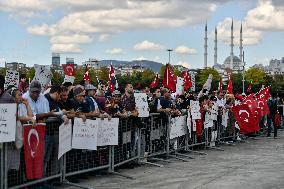 Protest Against Compulsory Vaccination - Istanbul