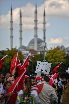 Protest Against Compulsory Vaccination - Istanbul